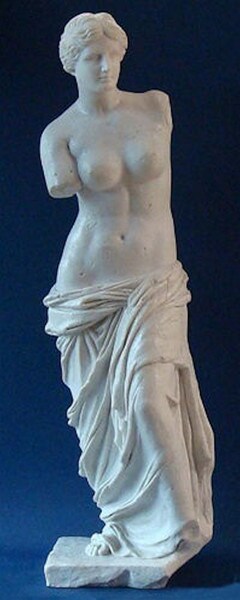 Sculpture Venus de Milo or the Aphrodite of Melos Reproduction Art